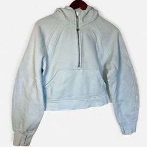 Light Blue Lululemon Scuba Hoodie